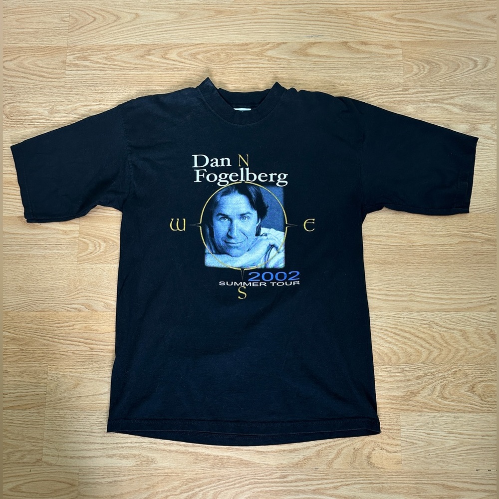 Vintage Dan Fogelberg 30th Anniversary 2002 Summer Tour - Large - Black